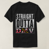 DMV - D.C., Maryland, Virginia – 土産 Tシャツ (デザイン正面)