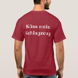 DMV KüssのmeinのSchlagzeugのワイシャツの暗闇 Tシャツ