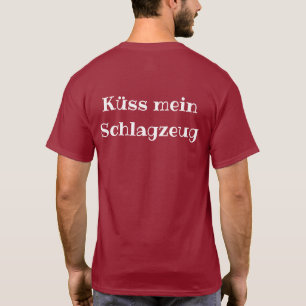 DMV KüssのmeinのSchlagzeugのワイシャツの暗闇 Tシャツ