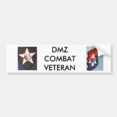 DMZの戦闘の退役軍人 バンパーステッカー (正面)