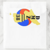 DMZ//38ロゴシール 長方形シール (バッグ)