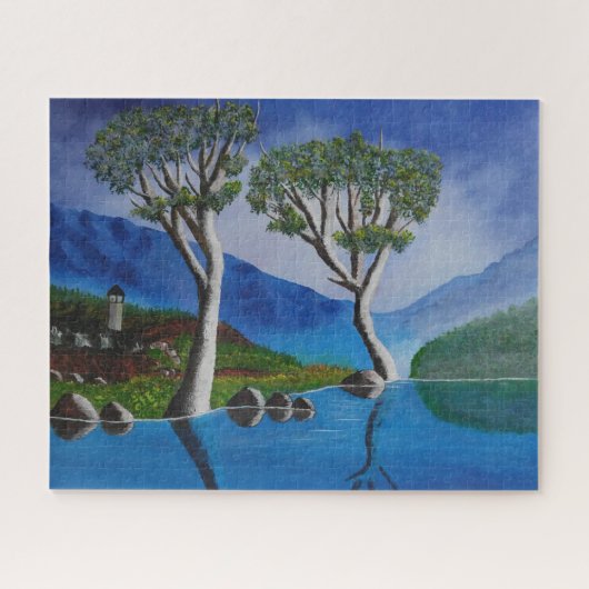 DMZ Korea River Lookout Tower付近 ジグソーパズル (横)