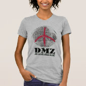 DMZ Peace No War Demilitalized Zone Freedom USA Tシャツ (正面)