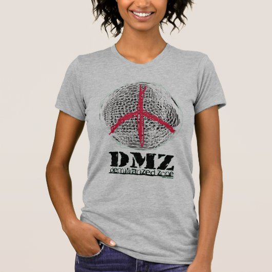 DMZ Peace No War Demilitalized Zone Freedom USA Tシャツ (正面)