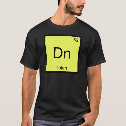 Dn - Dolan Chemistry ElementシンボルミームTシャツ Tシャツ (正面)