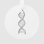 DNAおもしろいサイクリング自転車チェーンマウンテンバイクラブ オーナメント (裏面)