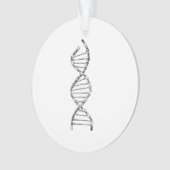 DNAおもしろいサイクリング自転車チェーンマウンテンバイクラブ オーナメント (正面)