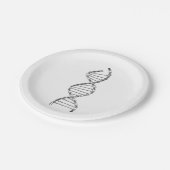 DNAおもしろいサイクリング自転車チェーンマウンテンバイクラブ ペーパープレート (アングル)