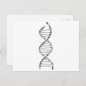 DNAおもしろいサイクリング自転車チェーンマウンテンバイクラブ ポストカード (正面/裏面)