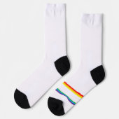 DNAに馬 Rainbow クルーソックス ソックス (左)
