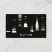 DNAのゲルの電気泳動の名刺(改良される) 名刺 (裏面)