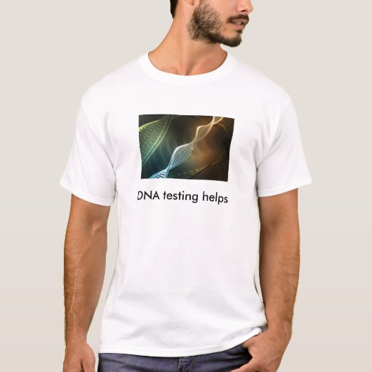 DNAのテストの助け Tシャツ (正面)