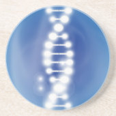 DNAのロゴの砂岩コースター コースター (正面)