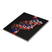 DNAの二重螺旋モデル タイル (側面)