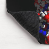 DNAの二重螺旋モデル マウスパッド (コーナー)