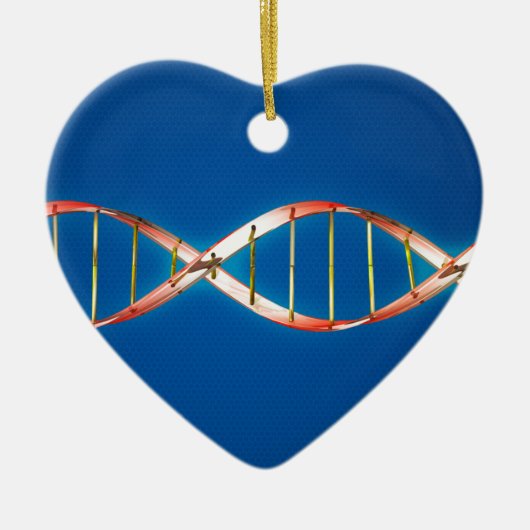 DNAの二重螺旋 セラミックオーナメント (正面)