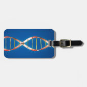 DNAの二重螺旋 ラゲッジタグ (正面横)