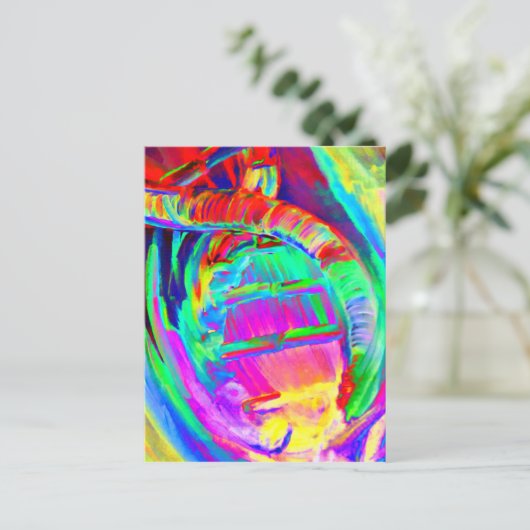 DNAの写しの郵便はがき ポストカード (スタンド正面)