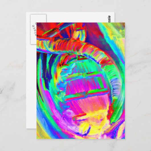 DNAの写しの郵便はがき ポストカード (正面/裏面)