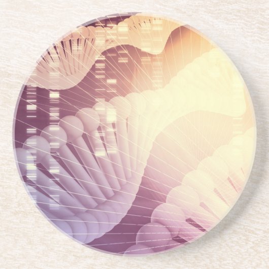 DNAの医学およびバイオテクノロジー化学遺伝子 コースター (正面)