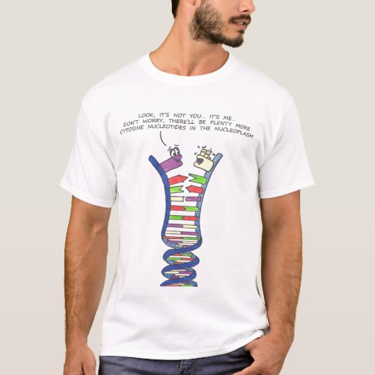 DNAの破壊-人のTシャツ Tシャツ (正面)