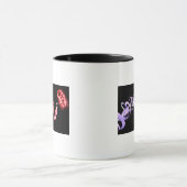 DNAの繊維から成っている臍の緒を持つ胎児 マグカップ (中央)