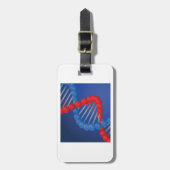 DNAの繊維の荷物のラベル ラゲッジタグ (正面縦)