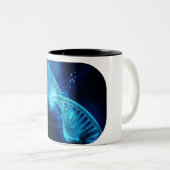 DNAの繊維 ツートーンマグカップ (正面右)