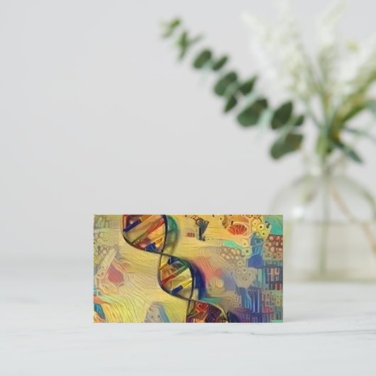 DNAの繊維 名刺 (スタンド正面)