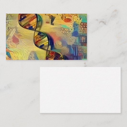 DNAの繊維 名刺 (正面/裏面)