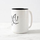 DNAの謎の解明 ツートーンマグカップ (正面右)