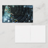 DNAの2進符号 名刺 (正面/裏面)