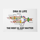 DNAは人生だ残りは問題のユーモアである ドアマット (正面)