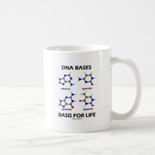 DNAは基づかせています生命(化学分子)のための基礎を コーヒーマグカップ