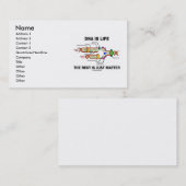 DNAは残りがちょうど問題(遺伝学)の生命です 名刺 (正面/裏面)