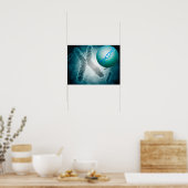 DNAを示すテロメアの概念像 ポスター (キッチン)