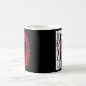 DNAアルバニアのグラフィックウーマンの男性へ中 コーヒーマグカップ (中央)