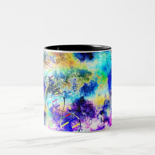 DNAアートコード ツートーンマグカップ (中央)