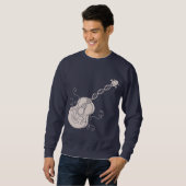 DNAギター スウェットシャツ (正面フル)