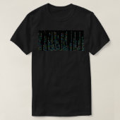 DNAゲノム配列 Tシャツ (デザイン正面)
