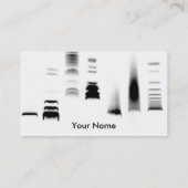 DNAゲル電気泳動名刺（反転） 名刺 (裏面)