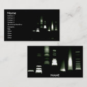 DNAゲル電気泳動名刺 名刺 (正面/裏面)