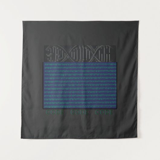 dnaコード、遺伝子エンジニアリング、dnaヘリックス タペストリー (正面)