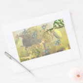 DNAステッカー付き細胞 長方形シール (封筒)