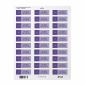 DNAストライプ差出人住所ラベル ラベル (フルシート)