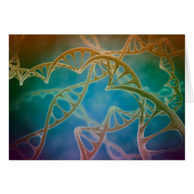 DNAストランドのクラスター (正面横)