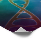 DNAストランドのクラスター ポスター (角)