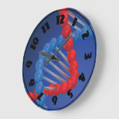 DNAストランド時計 ラージ壁時計 (傾斜)