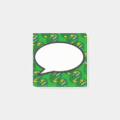 DNAスピーチバブル 医療科学グリーン ポストイット (正面)