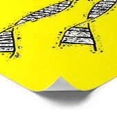 DNAツリーまたは生命の木 ポスター (角)